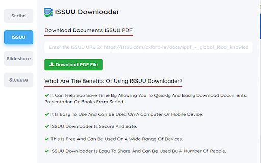 Scribd, Issuu, Studocu Downloader