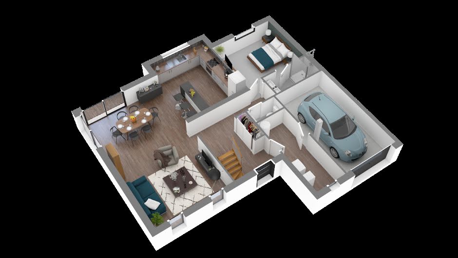 Vente maison neuve 5 pièces 121.25 m² à Cuincy (59553), 320 000 €