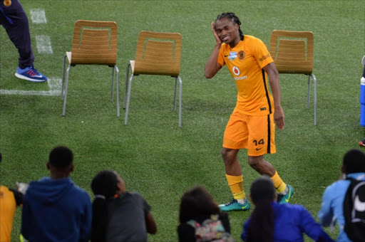 Siphiwe Tshabalala celebrates during the 2016 Telkom Knockout, Last 16 match between Kaizer Chiefs and Maritzburg United at FNB Stadium on October 22, 2016 in Johannesburg, South Africa. (Photo by Lefty Shivambu/Gallo Images)