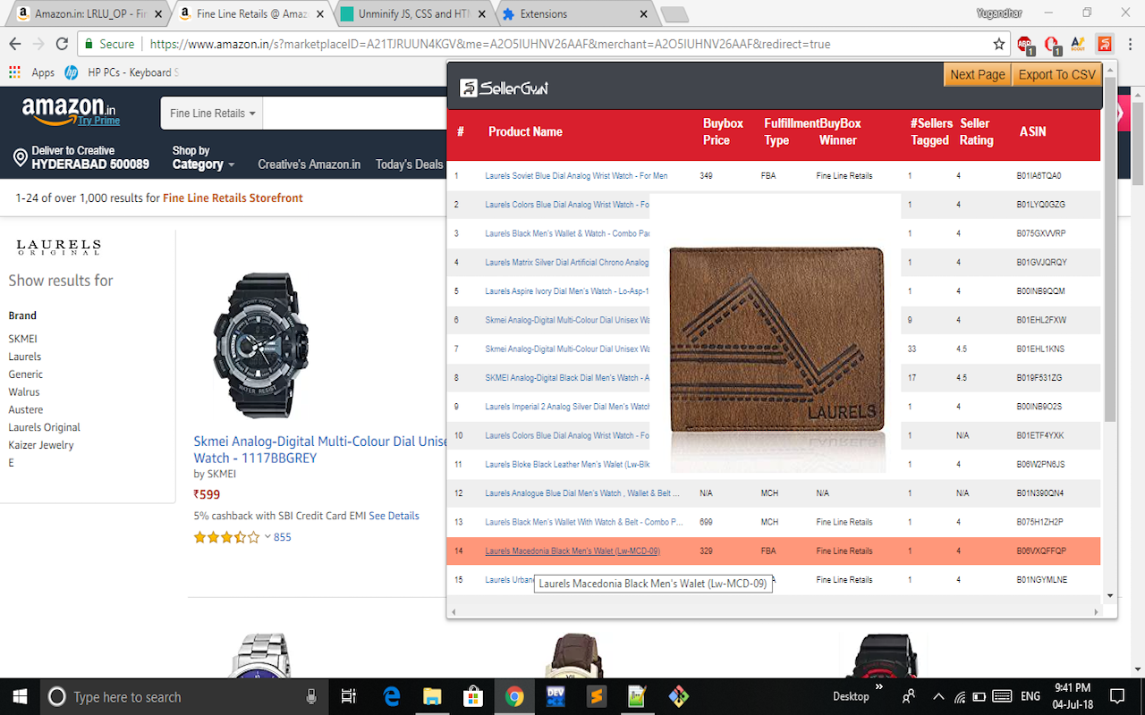 Amazon Buybox Tool Preview image 0