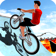 BMX Bicycle Impossible Tracks: Floor Is Lava stunt  Icon