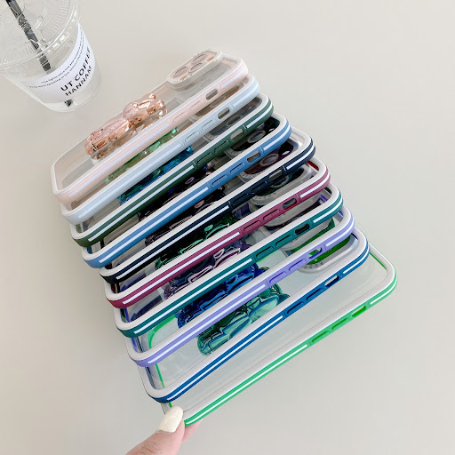 Title 8, Creative Phone Case with Bear Stand, Glasses Le...