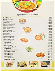 Spice Affair Restaurant menu 4