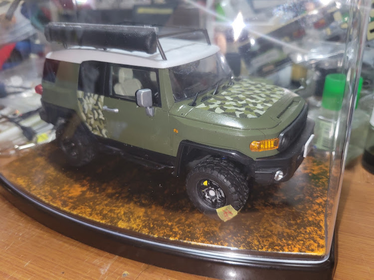 ドリフト姫さんが投稿したユーチューバー・プラモデル好きと繋がりたい・プラモデル制作・トヨタ　FJ クルーザーに関するカスタム事例の投稿画像1枚目