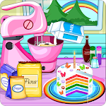 Cover Image of Herunterladen Regenbogen-Geburtstagstorte kochen 1.0.2 APK