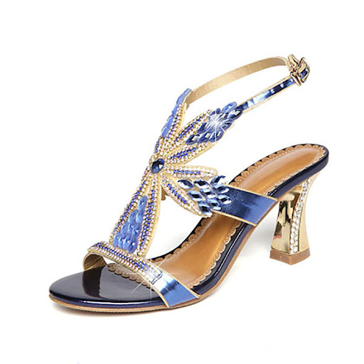 Title 6, Horseshoe heel chunky heel shoes for bold style...