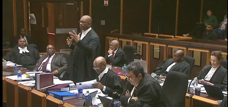 Advocate Dali Mpofu represents former President Jacob Zuma in the private prosecution of Billy Downer and Karyn Maughan in the Pietermaritzburg high court. Picture: SUPPLIED