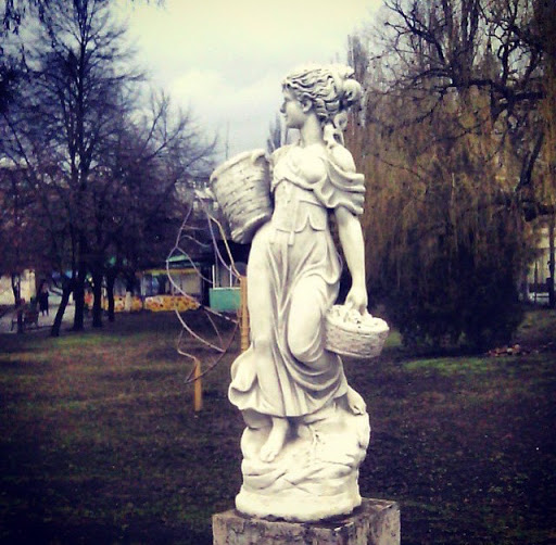 Girl with Baskets 