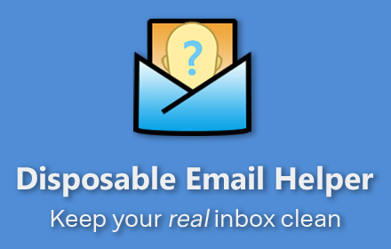 Disposable Email Helper small promo image