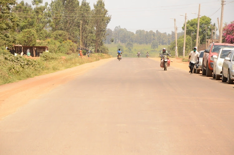 Del Monte-BAT road in Thika.