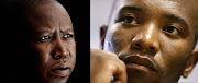 A combined photo (left) EFF leader Julius Malema, (right) DA leader Mmusi Maimane.