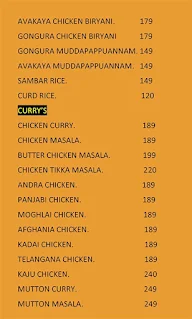 Nayak Biryani's menu 2