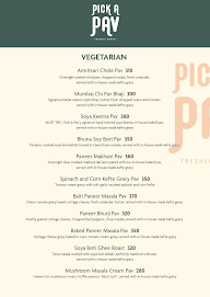 Pick A Pav menu 1