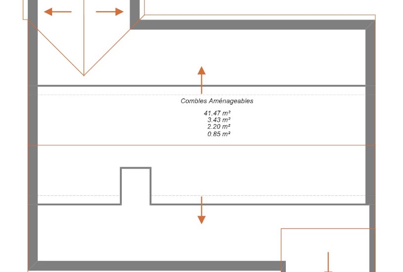  Vente Terrain + Maison - Terrain : 640m² - Maison : 80m² à Auzouer-en-Touraine (37110) 