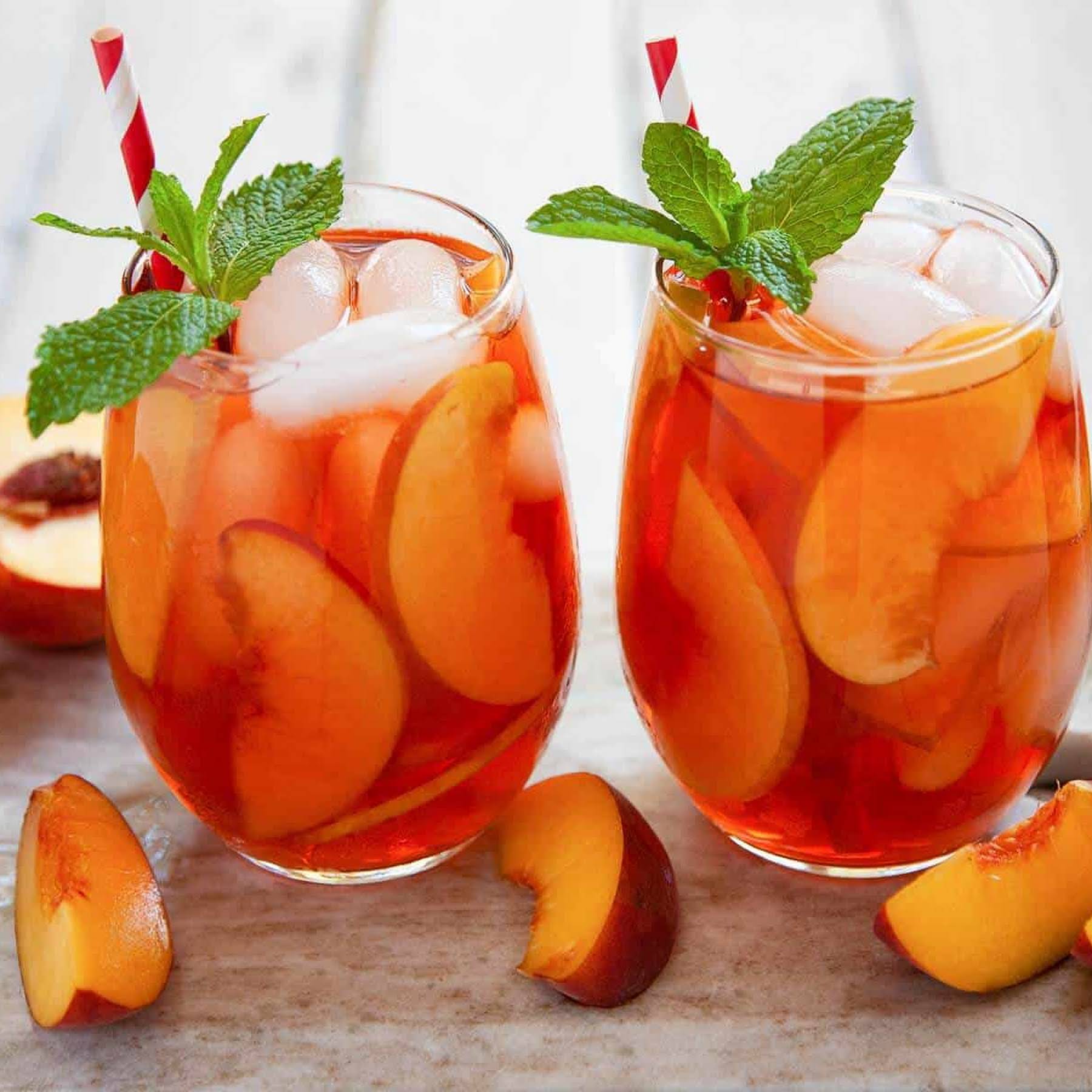 Peach Iced Tea Recipe - Cubes N Juliennes