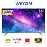 [Mới] Tivi Weyon Led 55 Inch Full Hd 4K Google / Netflix / Youtube - Bảo Hành 36 Tháng Chính Hãng【Tv Accessories】