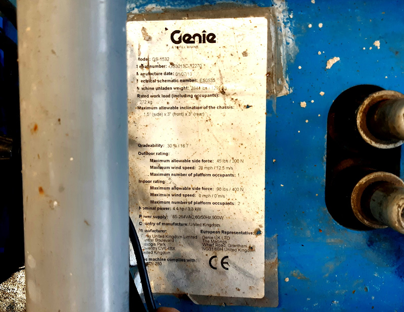 Picture of a GENIE GS-1532