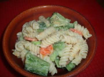 Cheddar Pasta and Vegetables