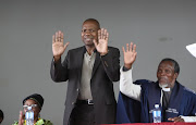 National minister of Cooperative governance and traditional affairs Zweli Mkhize attends a multi faith prayer service in Mpophomeni outside Pietermaritzburg to pray for a peaceful election on Thursday, March 21, 2019