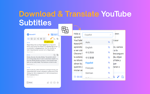NoteGPT: YouTube Summary, Chat with AI Assistant, ChatGPT DeepSeek Claude Preview 4