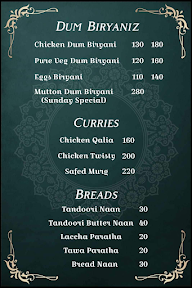 Qadri's Biryani menu 2