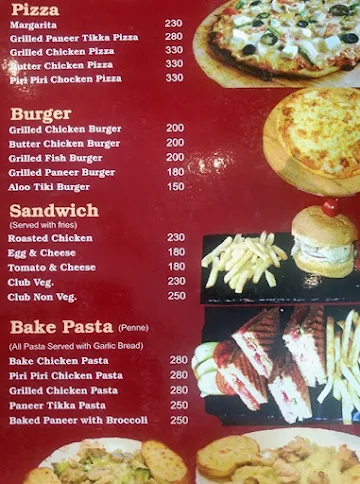 The Indian Grill Restaurant menu 