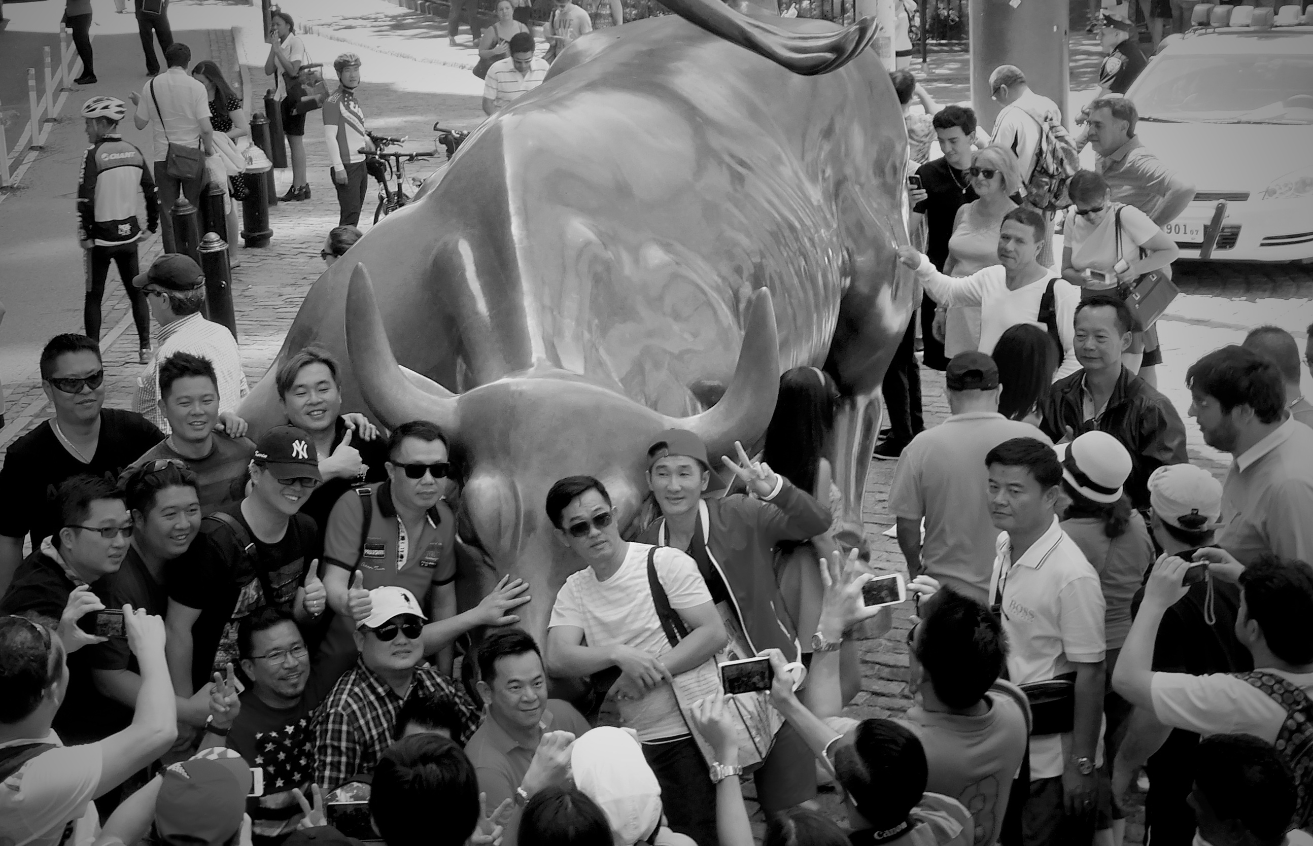 Selfie con il toro di utente cancellato