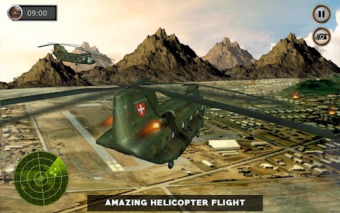 US Army Helicopter Rescue: Ambulance Driving Games Screenshot