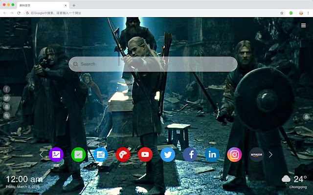 Lord of the Rings  New Tabs HD Movies Themes