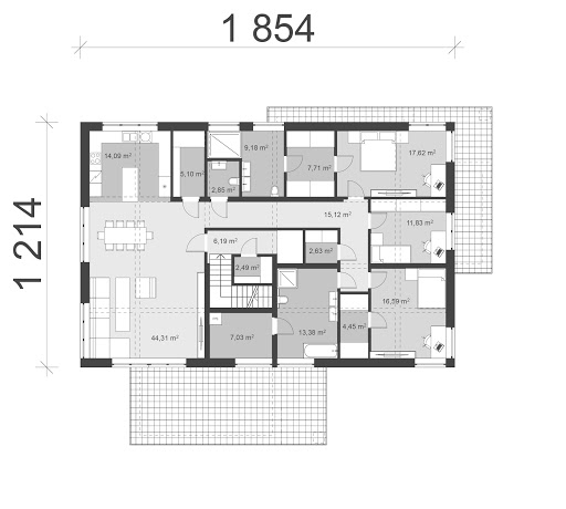 UA185 - Rzut piętra