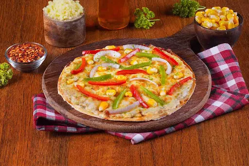 Corn Veggie Delight Pizza (Thin Crust)