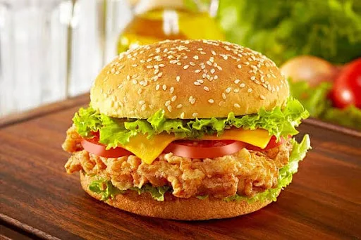 Grilled Chicken Crunchy Fiber Burger