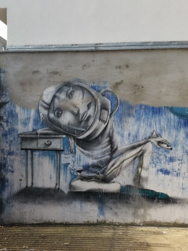 Astronaut Mural