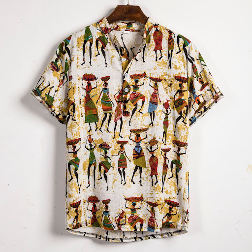 Title 3, Mens Floral Short Sleeve Shirt
