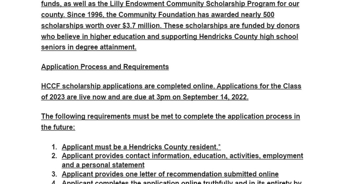 2022-23 SCHOLARSHIPS