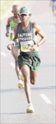 GREATEST DAY: Nedbank Soweto Marathon winner Tsheliso Bosiu.Photo: VEli Nhlapo. 01/11/2009. © Sowetan.