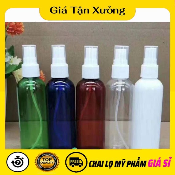 Chai Lọ Xịt Phun Sương Trùm Sỉ Chai Lọ Nhựa Pet Xịt Phun Sương 10Ml, 20Ml, 30Ml, 50Ml, 100Ml Chiết Mỹ Phẩm, Nước Hoa