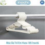 Sét 10 Móc Quần Áo Trẻ Em 185 Inochi, Mắc Treo Quần Áo Trẻ Em, Trẻ Sơ Sinh Cao Cấp Inochi Tiêu Chẩn Nhật