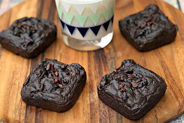 Flourless Keto Avocado Chocolate Brownies (Dairy-Free + Paleo + Gluten-Free)