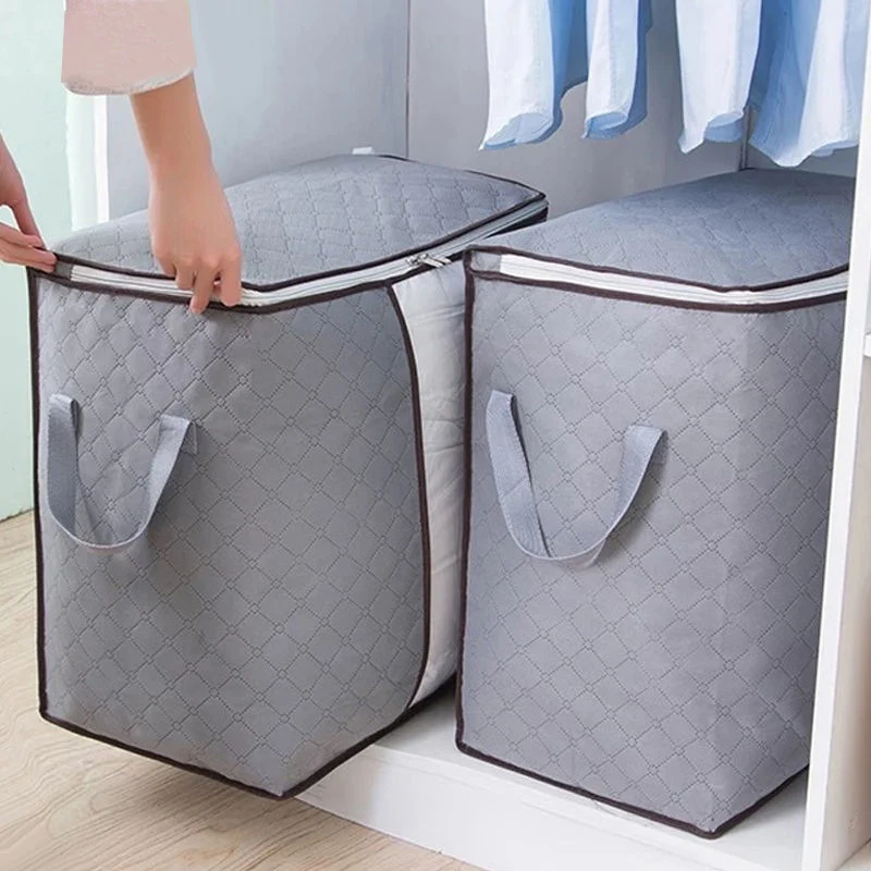 Bolsa de armazenamento para edredons, roupas, mudanças e organização. Saco de armazenamento multiuso, ideal para guardar e transportar itens.