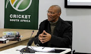 A file photo of legendary Dumile Mateza giving testimony at the Cricket SA Social Justice and Nation-building transformation hearings in Johannesburg on July 6 2021.