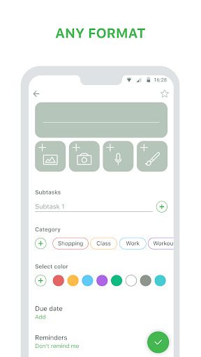 Screenshot Notes - notepad and lists