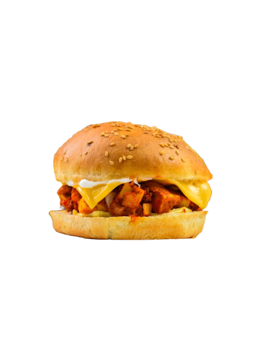 Cheese Born Chicken Burger