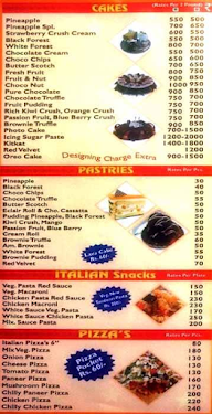 Quality Bakers menu 1