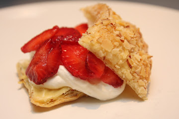Strawberry Amaretto Pastries