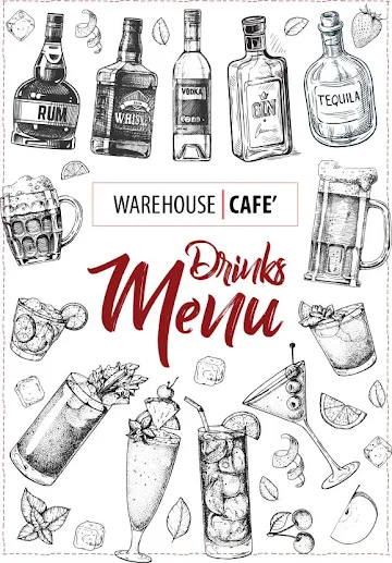 Warehouse Cafe menu 