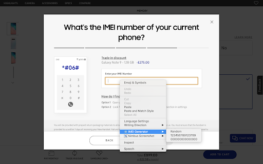 IMEI Generator