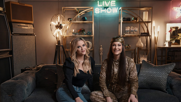 Executive producers Reese Witherspoon and Kacey Musgraves in 'My Kind of Country', now streaming on Apple TV+.