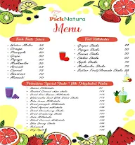 Pick Natura menu 2