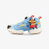 billionaire boys club x instapump fury boost dandy blue/sky blue/yellow sensation